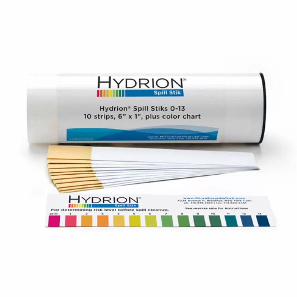 Micro Essential Laboratory pH Spill Sticks - QC Supply - 