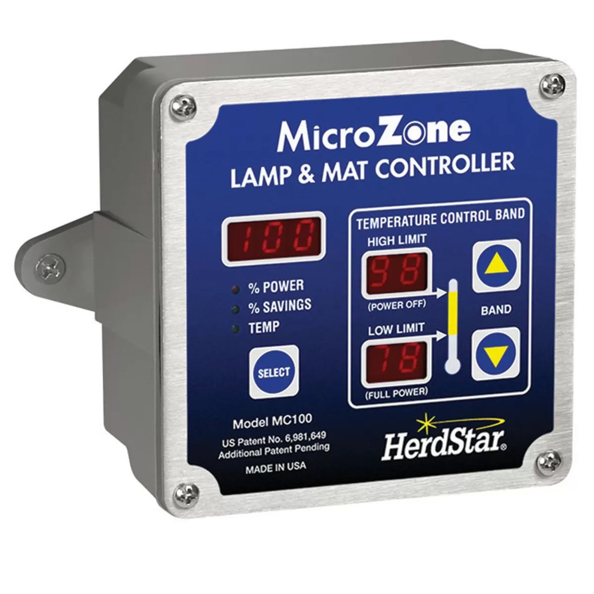 MicroZone™ Heat Lamp & Heat Mat MC100 Controller - QC Supply - 