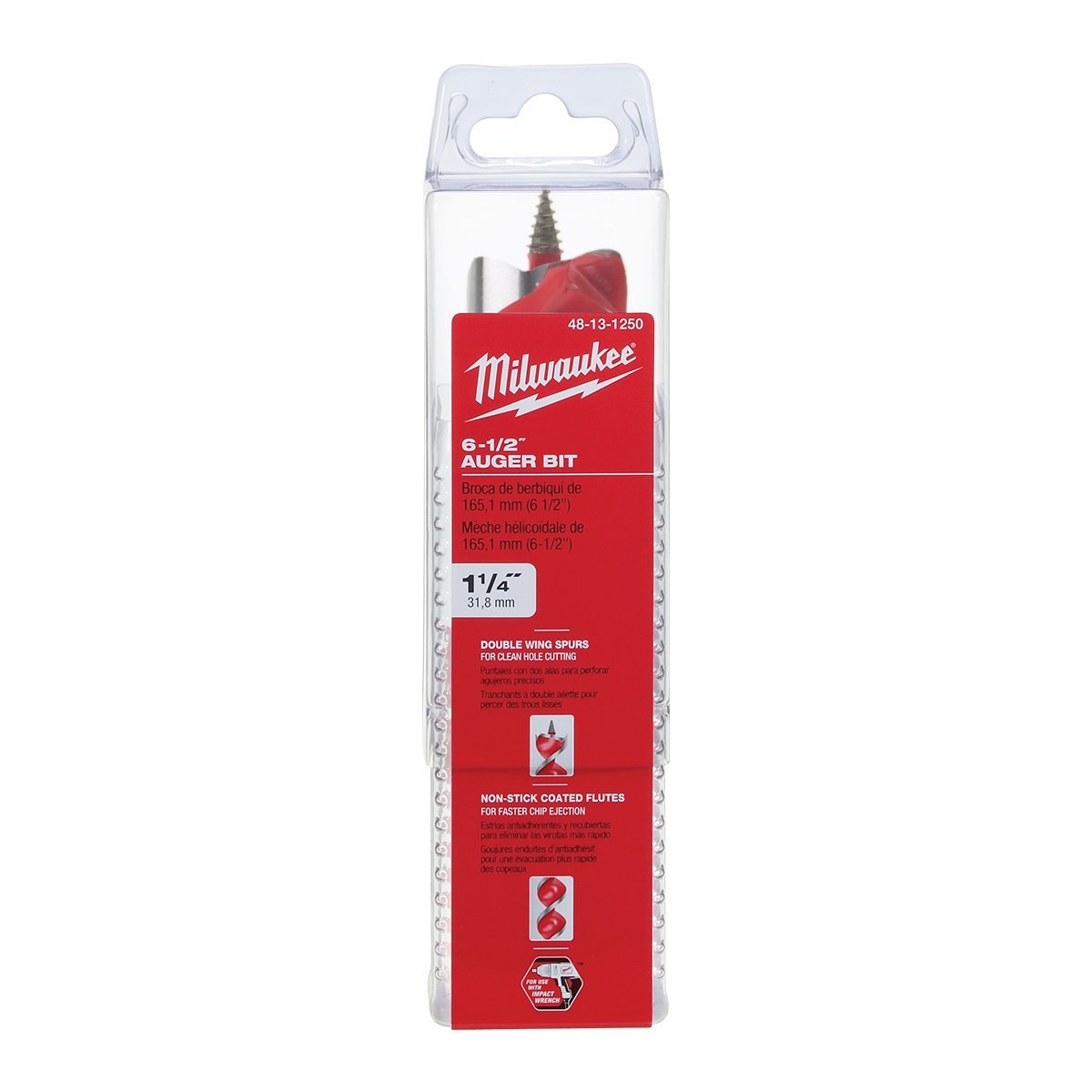 Milwaukee Tool 6 1/2" Spur Auger Bits 3/4"1 1/4" - QC Supply - 