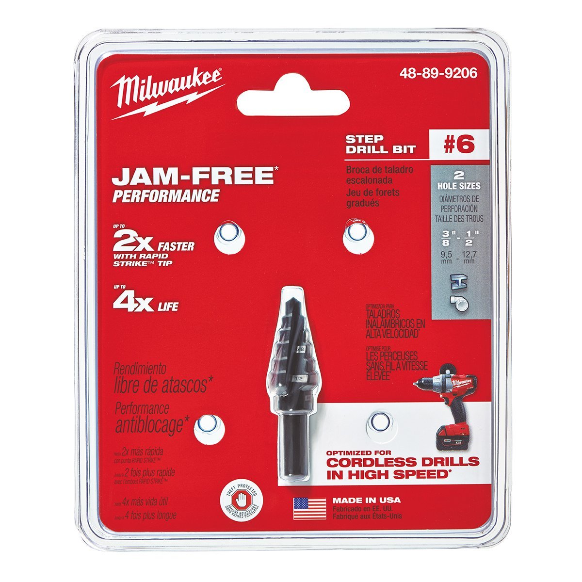 Milwaukee Tool Black Oxide Step Drill Bits - QC Supply - 