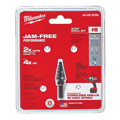 Milwaukee Tool Black Oxide Step Drill Bits - QC Supply - 