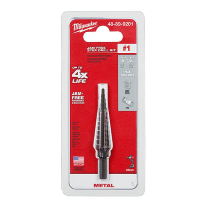 Milwaukee Tool Black Oxide Step Drill Bits - QC Supply - 