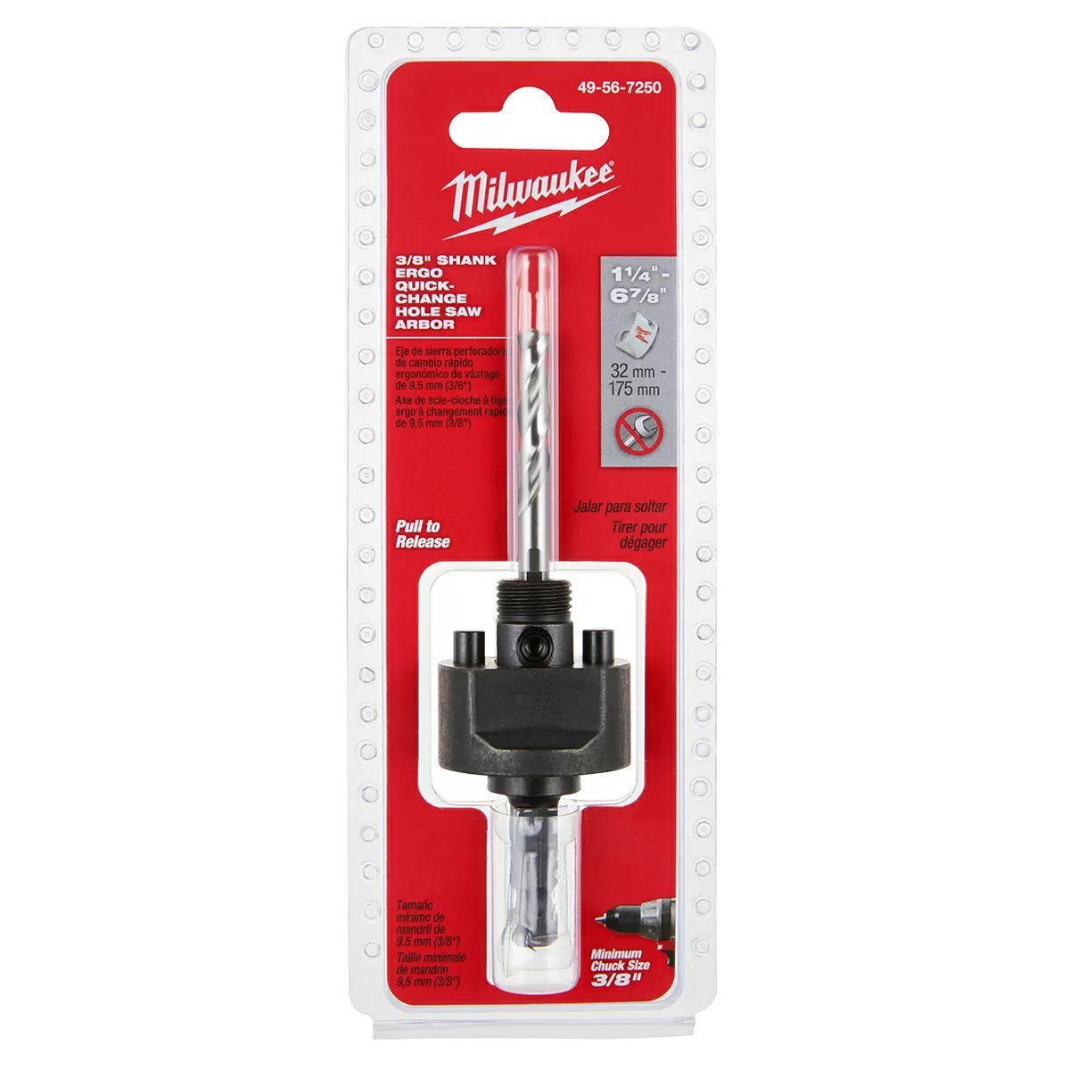 Milwaukee Tool Hole Saw Large Thread Quick Change Arbor - QC Supply - 