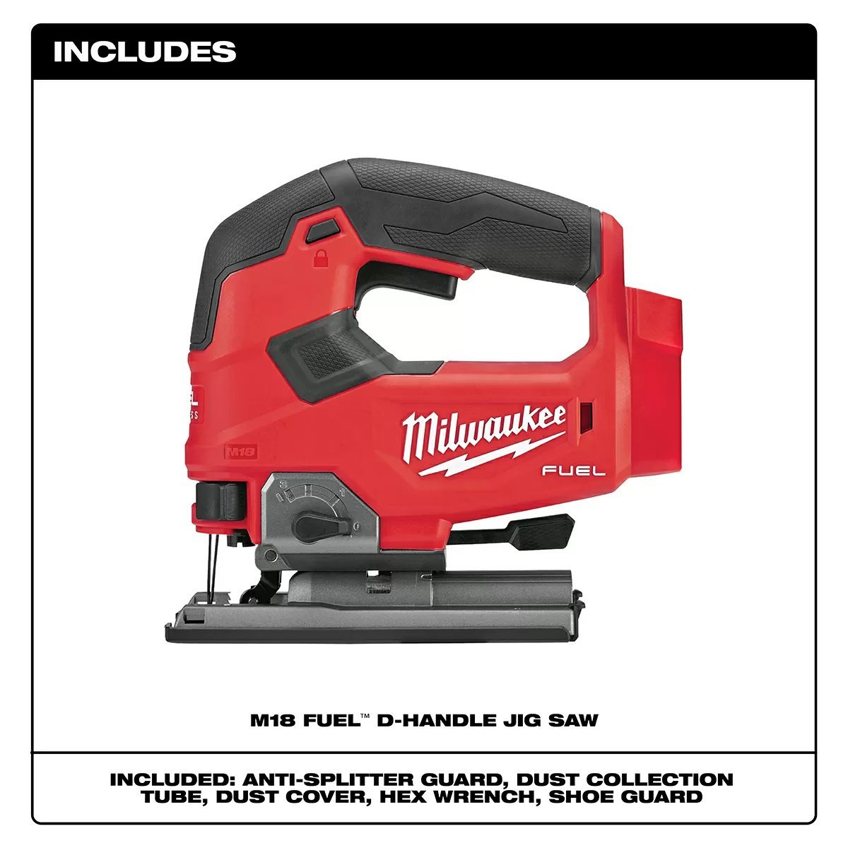 Milwaukee® Tool M18 FUEL™ D - Handle Jigsaw - Tool ONLY - QC Supply - 