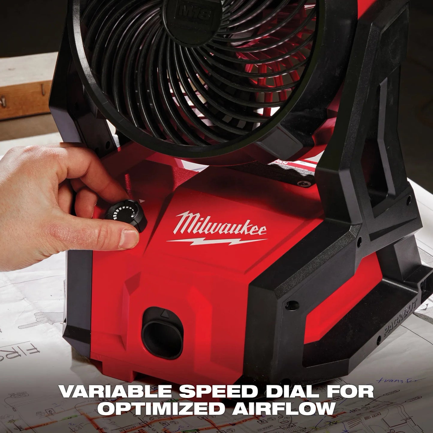 Milwaukee® Tool M18™ Job Site Fan - QC Supply - 