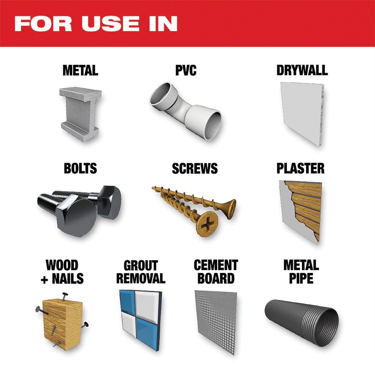 Milwaukee Tool OPEN - LOK™ Metal Cutting Multi - Tool Blade Variety Pack - 3 Piece - QC Supply - 