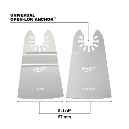 Milwaukee Tool OPEN - LOK™ Rigid & Flexible 2" Scraper Variety Pack - 2 Pieces - QC Supply - 