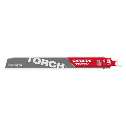 Milwaukee Tool SAWZALL® The TORCH™ Carbide Blade - 9" 7 TPI - 1 Pack - QC Supply - 