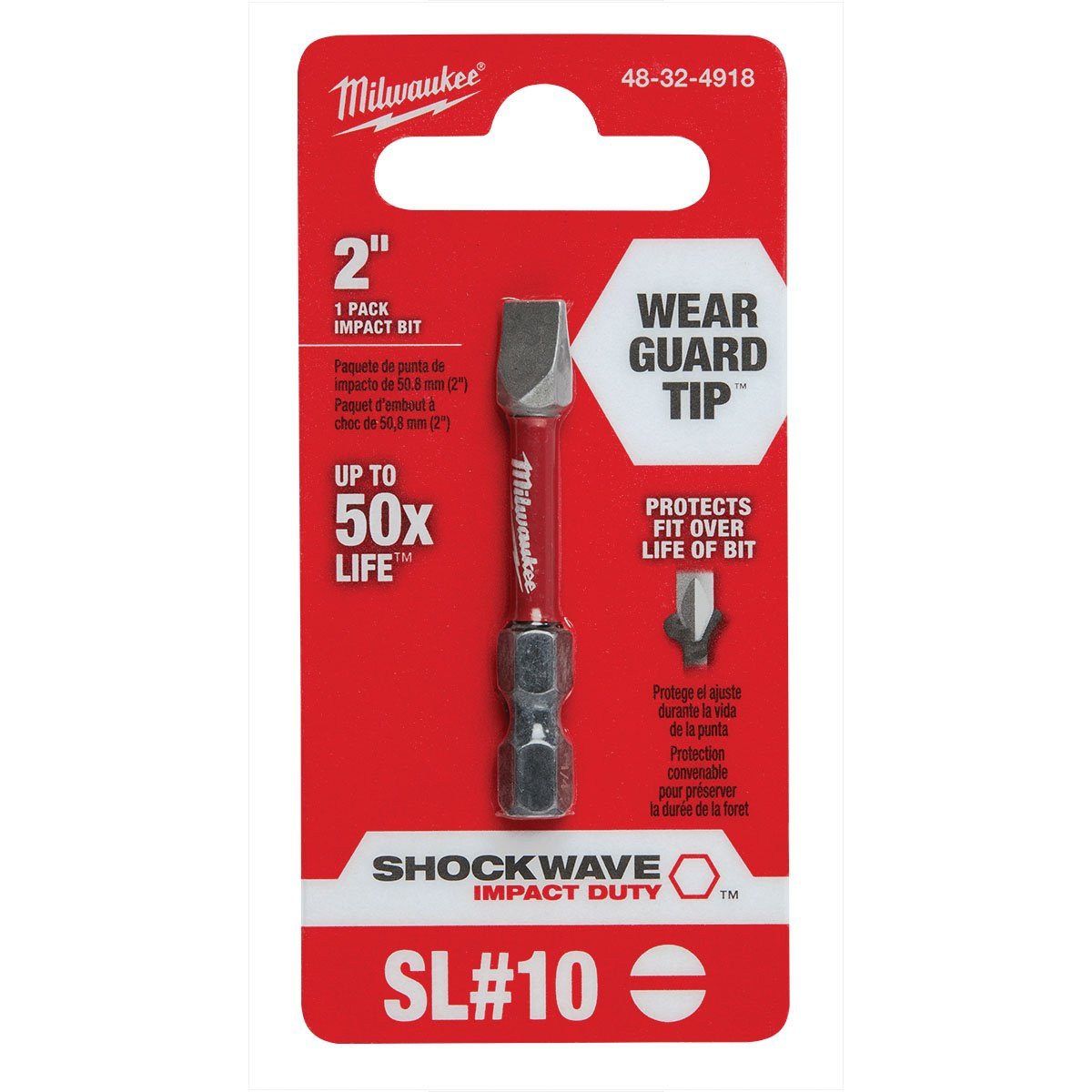 Milwaukee Tool Shockwave™ 2" Impact Slotted Power Bit - QC Supply - 