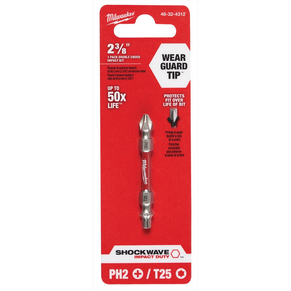 Milwaukee Tool Shockwave™ 31/2" Impact Power Bit - QC Supply - 