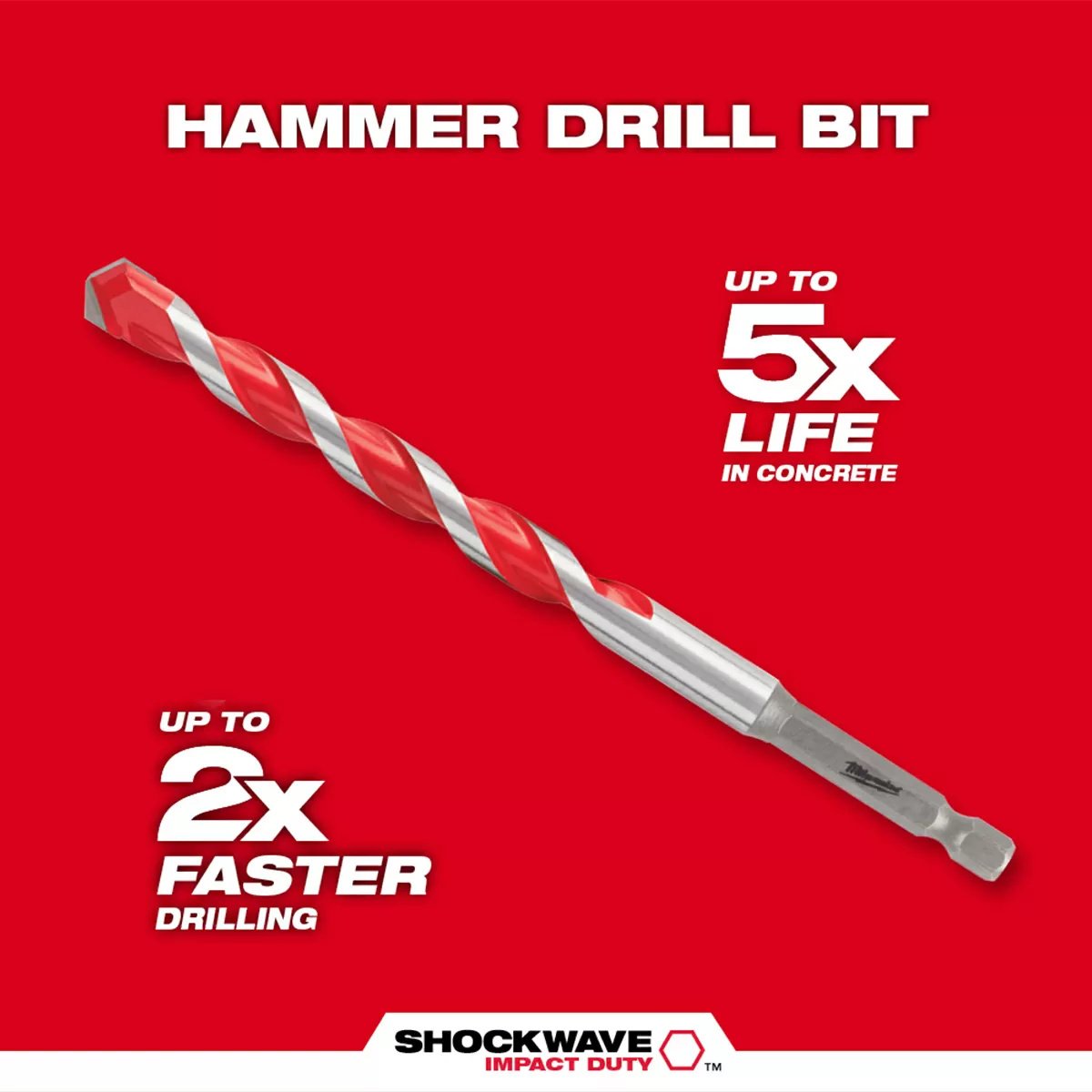 Milwaukee Tool Shockwave™ Carbide Hammer Drill Bit Kit - 3 Piece - QC Supply - 