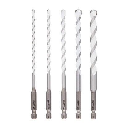 Milwaukee Tool Shockwave™ Carbide Multi - Material Drill Bit Set - 5 Pc. Set - QC Supply - 