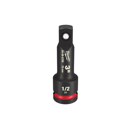 Milwaukee Tool Shockwave Impact Duty 1/2" Drive Extension - 3" - QC Supply - 