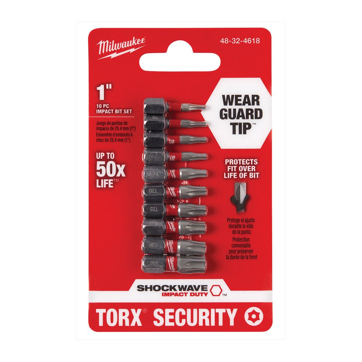 Milwaukee Tool Shockwave™ Torx Security Insert Bit Set - 10Pc - QC Supply - 