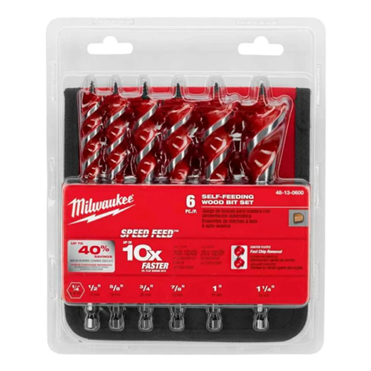 Milwaukee Tool SPEED FEED™ Wood Bit 6 1/2" Set - 4 Piece - QC Supply - 