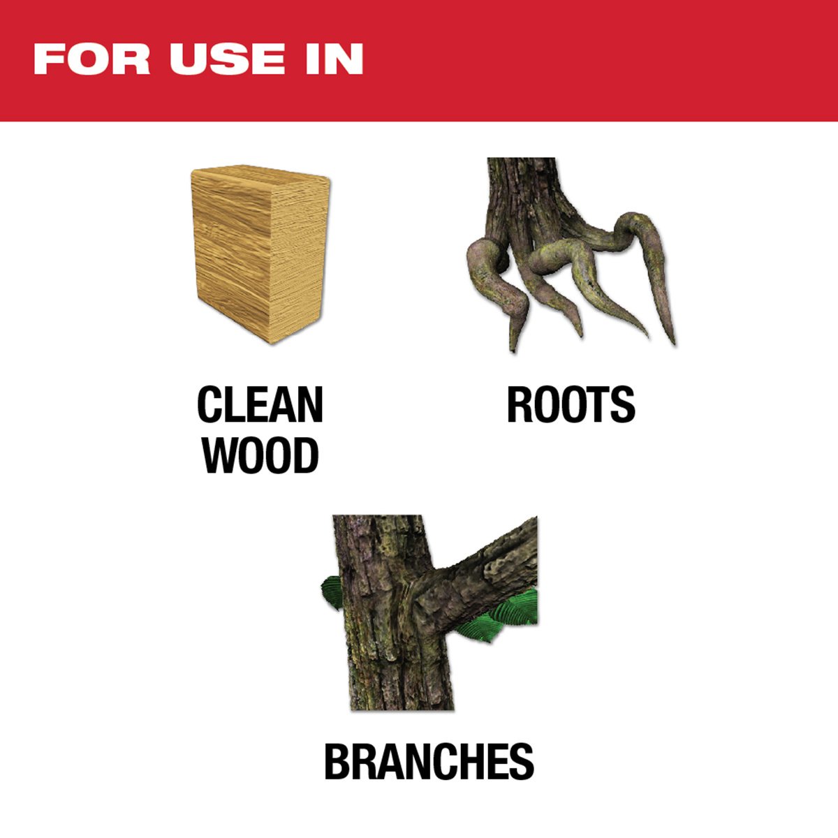 Milwaukee Tool The Ax for Pruning & Clean Wood Sawzall Blade - 6" 3 TPI 1pk - QC Supply - 