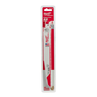 Milwaukee Tool The AX™ SAWZALL® Blade - 9" 5 TPI - 5Pk - QC Supply - 