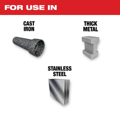 Milwaukee Tool The Torch™ for Cast Iron with Nitrus Carbide™ Blade - 9" - 7 TPI - 1 Pack - QC Supply - 