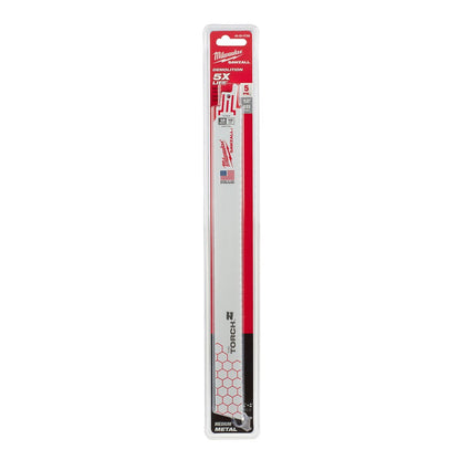 Milwaukee Tool The Torch™ SAWZALL® Blade - 12" 18 TPI - 5Pk - QC Supply - 