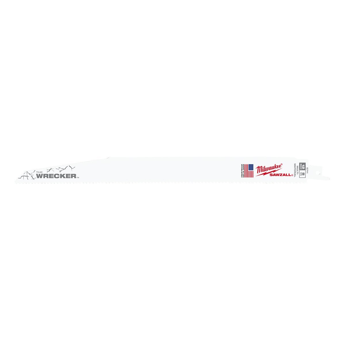 Milwaukee Tool The WRECKER™ Multi - Material SAWZALL® Blade 12" 7/11 TPI - 5pk - QC Supply - 