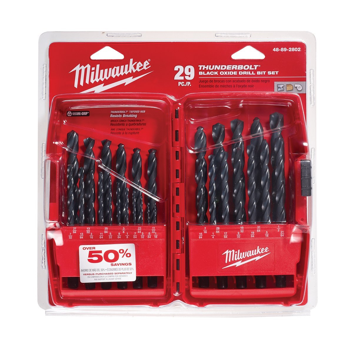Milwaukee Tool THUNDERBOLT® Black Oxide Drill Bit Set - 29 Piece - QC Supply - 