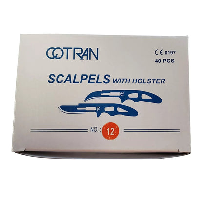 Mini Disposable Scalpel - #12 Hook Blade - QC Supply - 