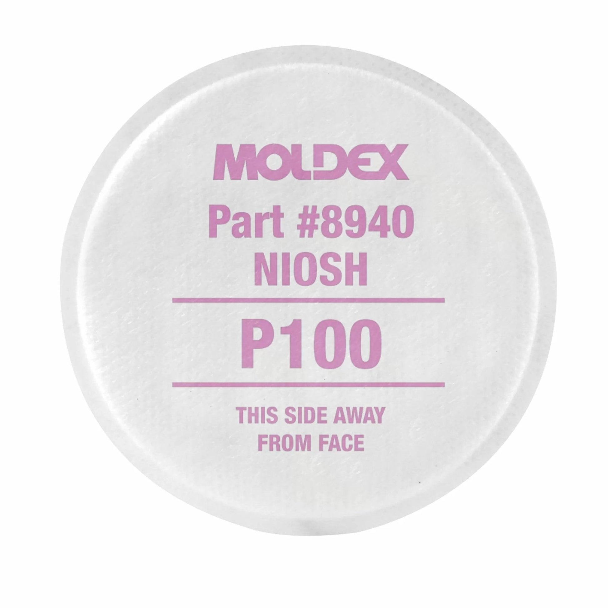 Moldex® P100/Hepa Particulate Pre - Filters for 8000 Respirator - One Pair - QC Supply - 