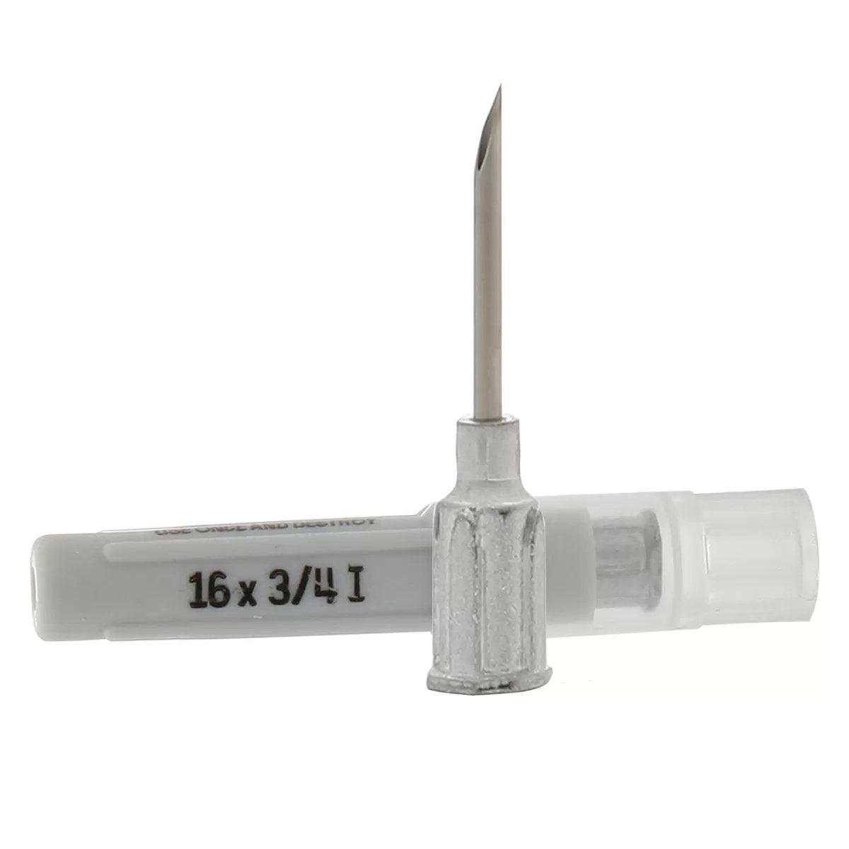 Monoject™ Aluminum Hub Disposable Needle 16 ga. - QC Supply - 