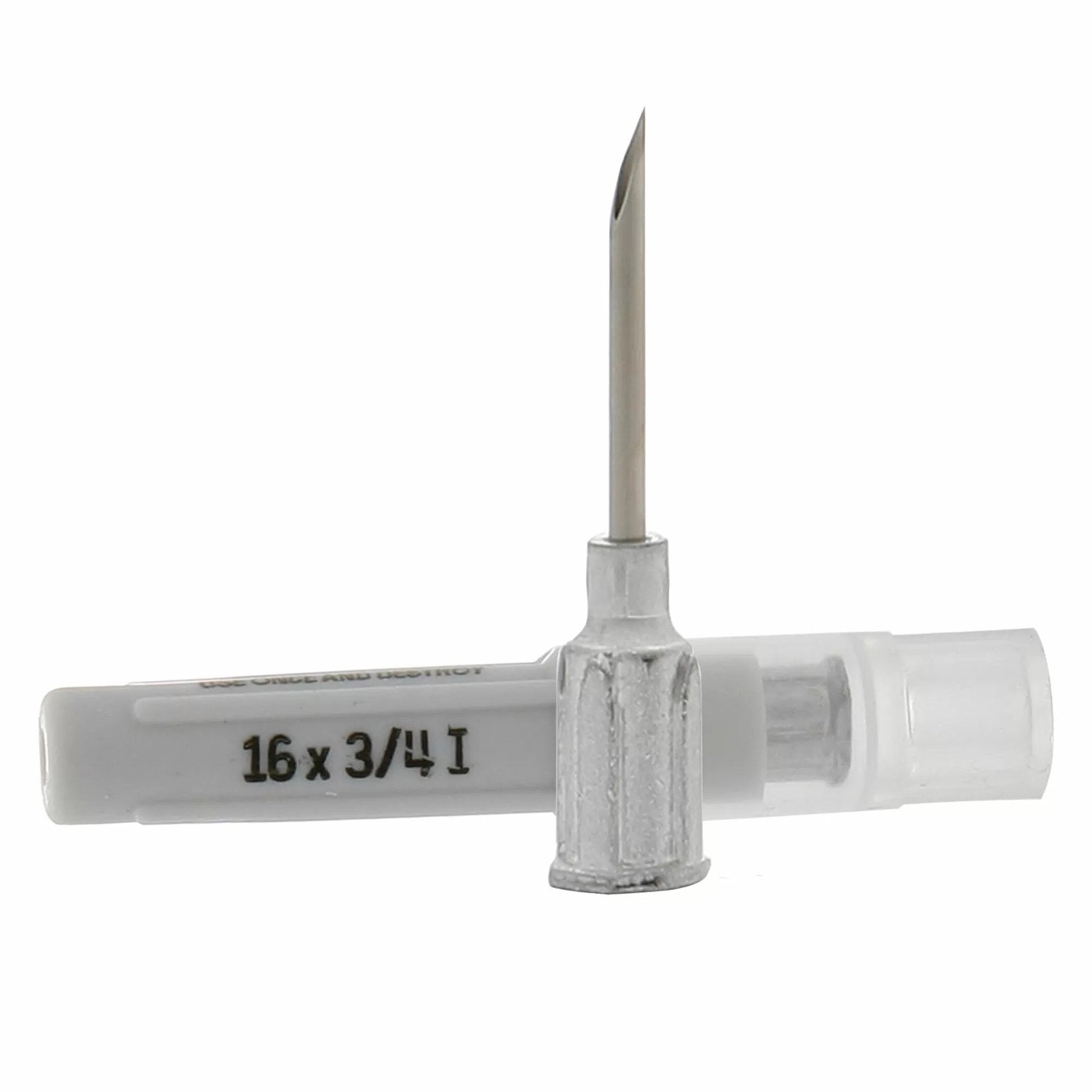 Monoject™ Aluminum Hub Disposable Needle 16 ga. - QC Supply - 