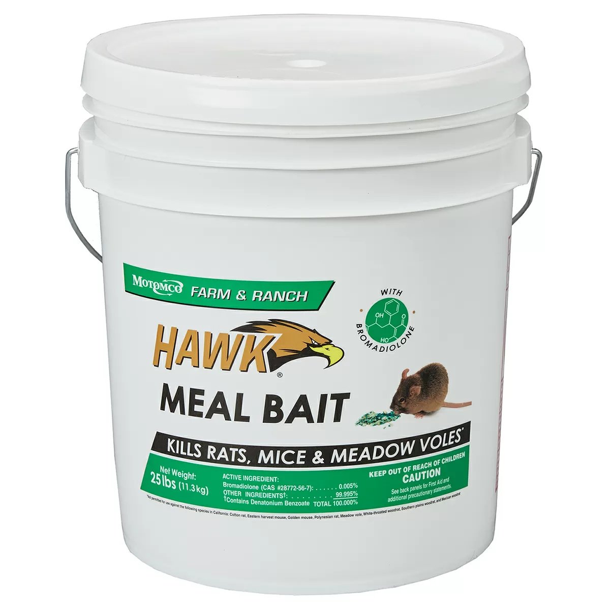 Motomco Hawk® Meal Bait - 25 lbs. - QC Supply - 