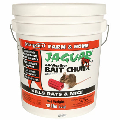 Motomco Jaguar® AllWeather Rat Bait Chunx® - QC Supply - 