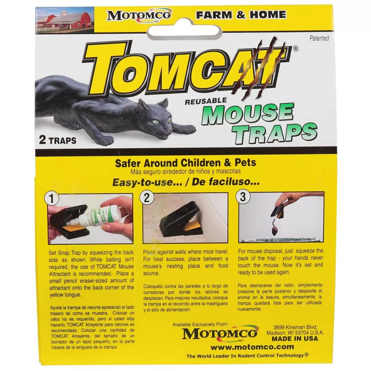 Motomco Mouse Traps - 2 Pack - QC Supply - 