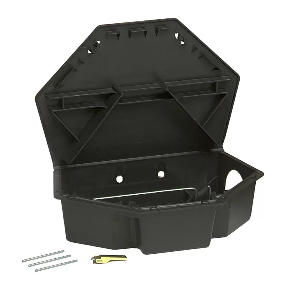 Motomco Tamper Resistant Low Profile Rat Bait Station - QC Supply - 