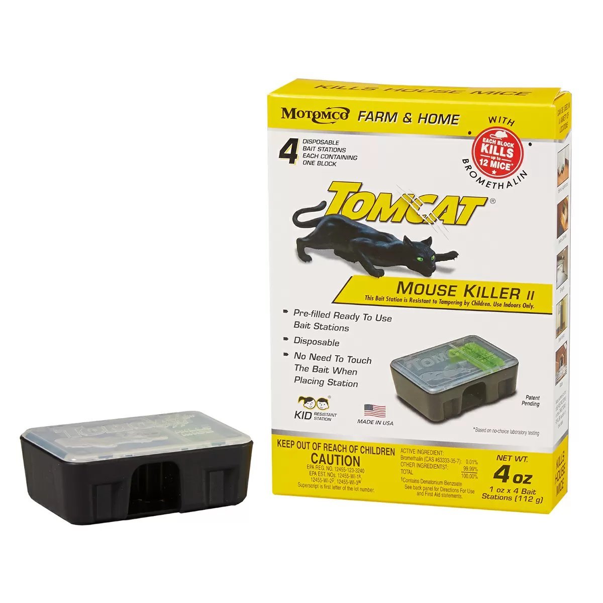Motomco Tomcat® Disposable Mouse Bait Stations - QC Supply - 