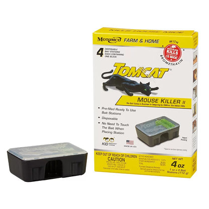 Motomco Tomcat® Disposable Mouse Bait Stations - QC Supply - 