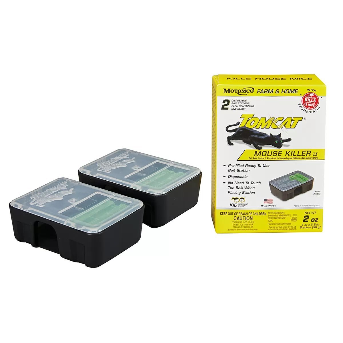 Motomco Tomcat® Disposable Mouse Bait Stations - QC Supply - 
