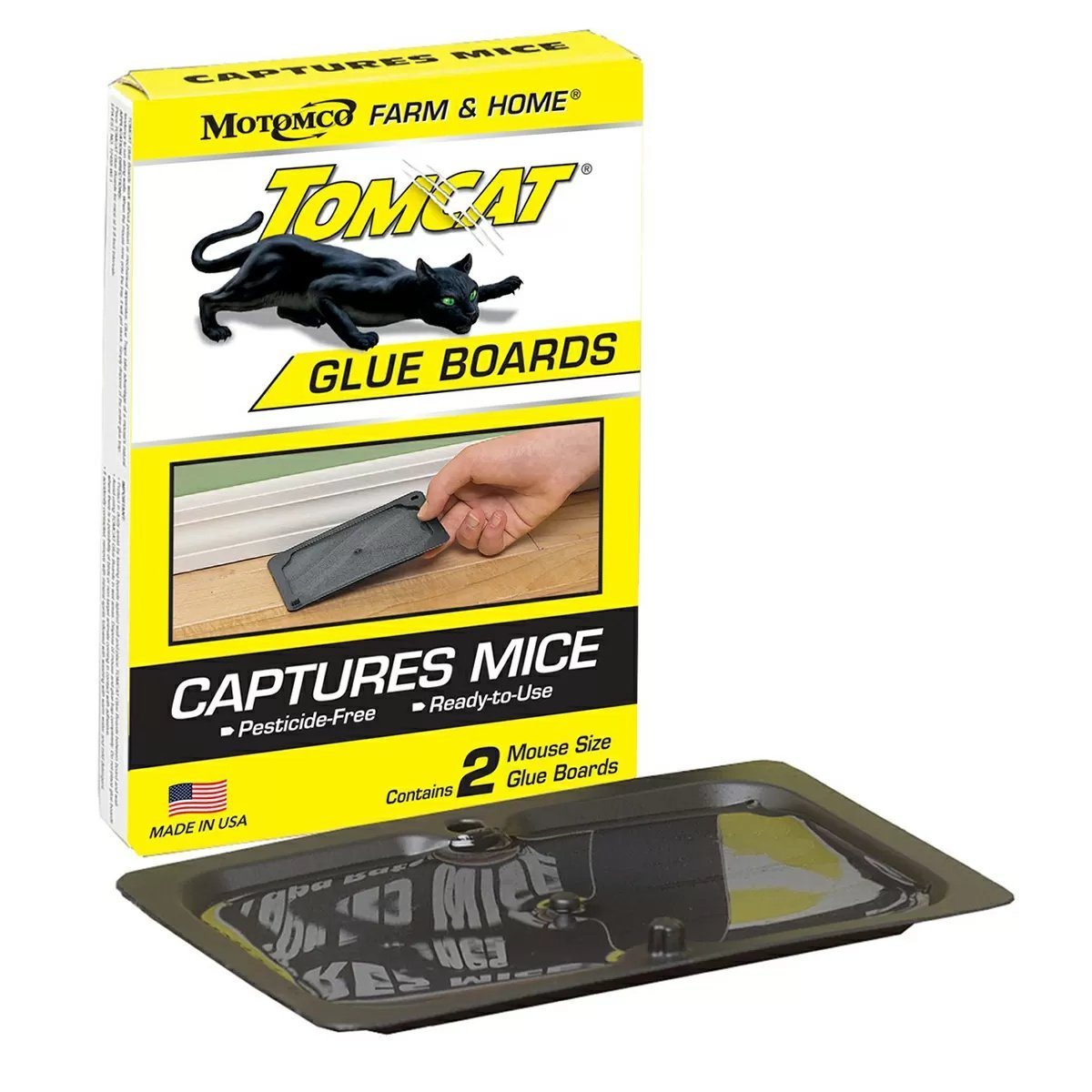 Motomco Tomcat® Mouse Glue Board 2 Pack - QC Supply - 