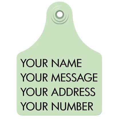 Multi - Purpose Label Tag with 4 Lines of Information - QC Supply - 