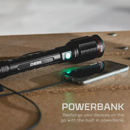 NEBO Redline 6000 Lumens Black LED Rechargeable Flashlight, NE7996