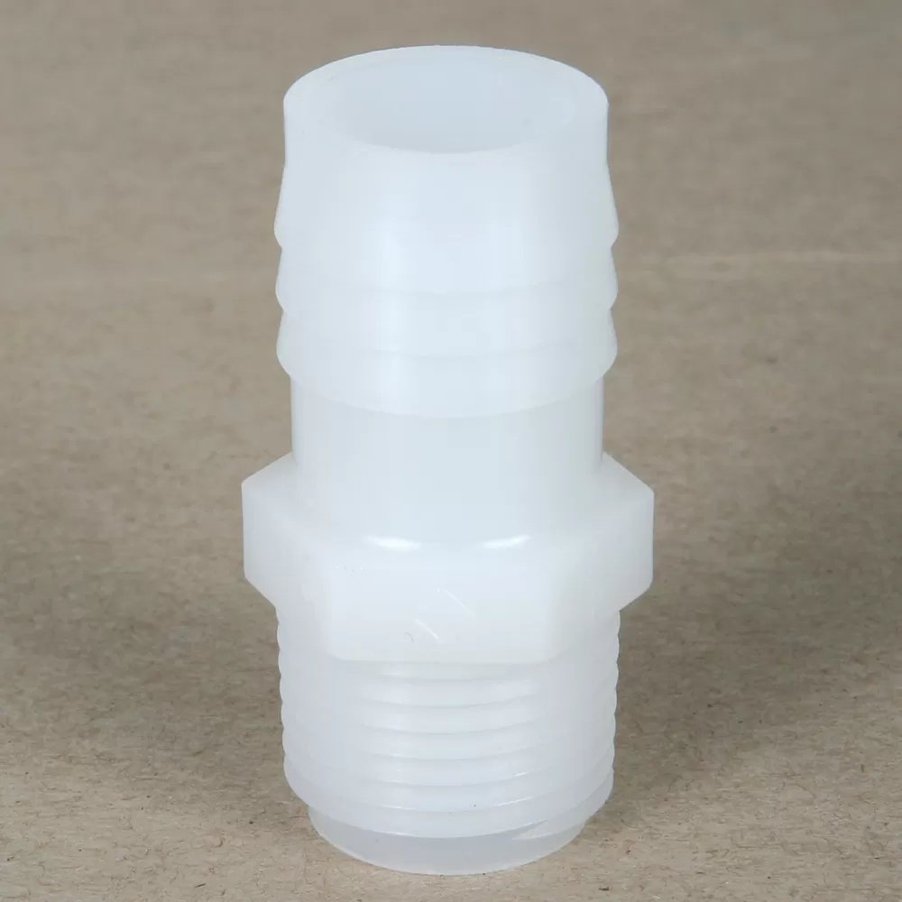 Nylon Male Thread x Hose Barb Fittings 1/2" MPT - QC Supply - 