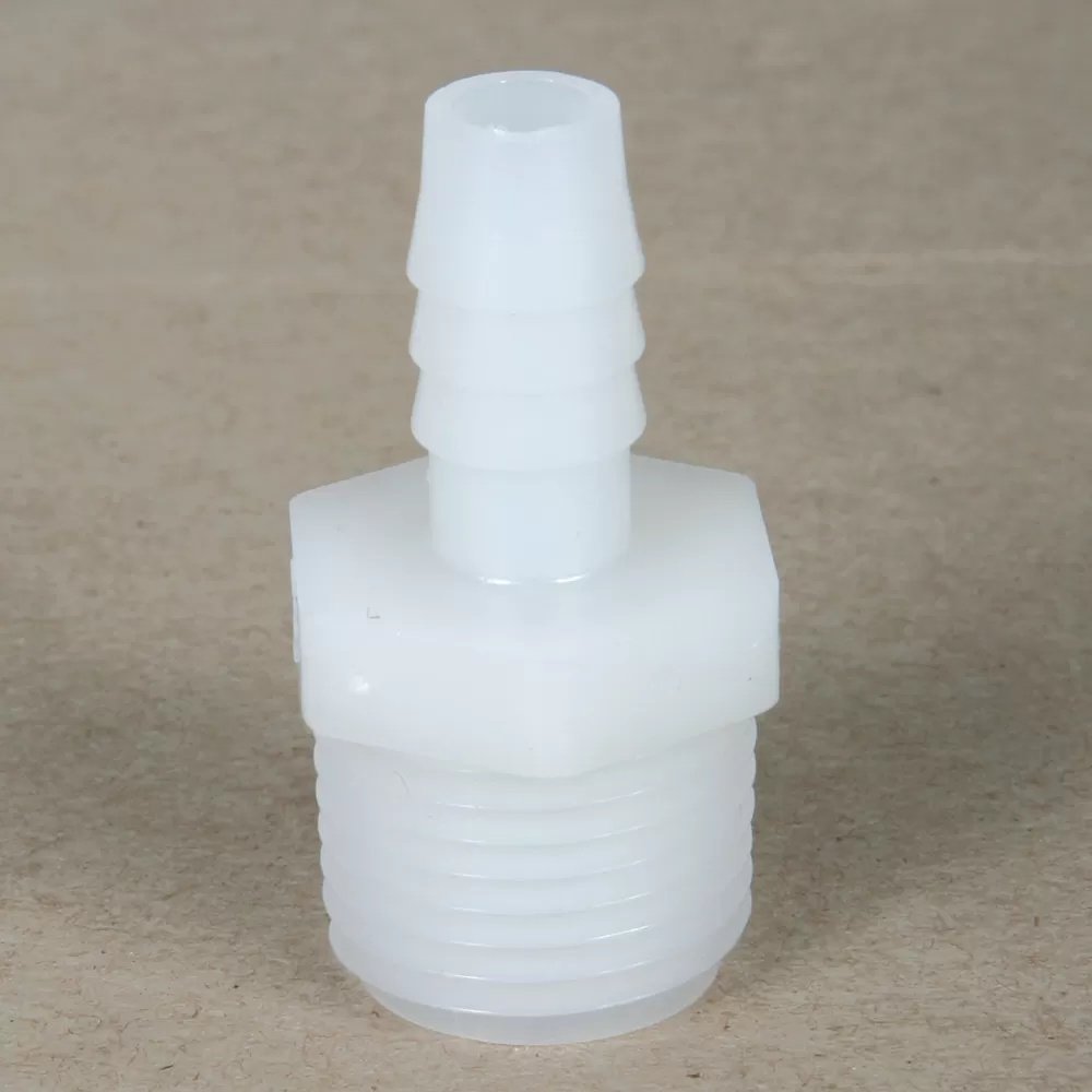 Nylon Male Thread x Hose Barb Fittings 1/2" MPT - QC Supply - 