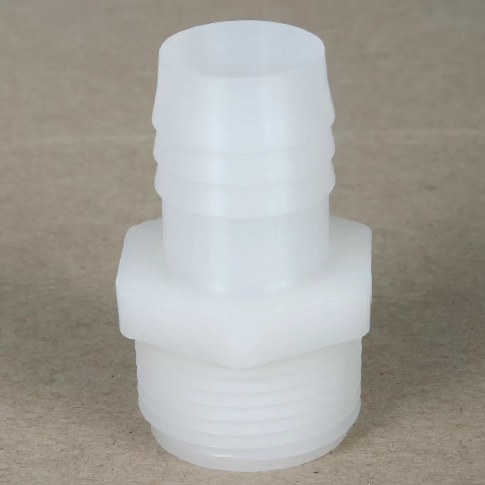 Nylon Male Thread x Hose Barbs 3/4" MPT - QC Supply - 