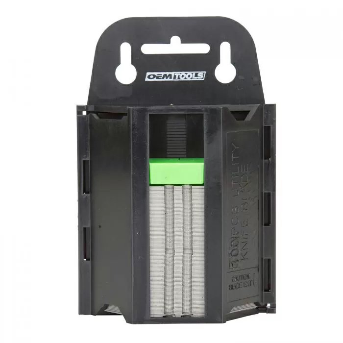 OEM Tools® Utility Knife Blade Dispenser - 100 Pieces - QC Supply - 