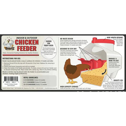OverEZ Chicken Coop Chicken Feeder - QC Supply - 