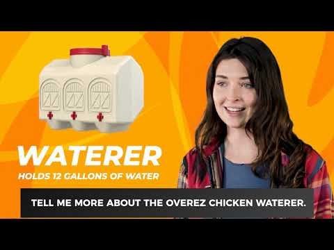 OverEZ Chicken Coop Chicken Waterer - QC Supply - 