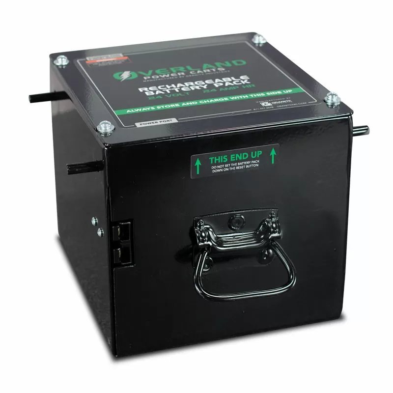Overland Power Carts Electric Wagon - 9 Cubic Feet w/13" Flat - Free Dual Ag Tires - QC Supply - 
