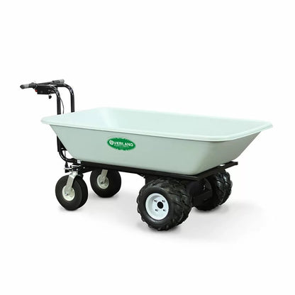 Overland Power Carts Electric Wagon - 9 Cubic Feet w/13" Flat - Free Dual Ag Tires - QC Supply - 