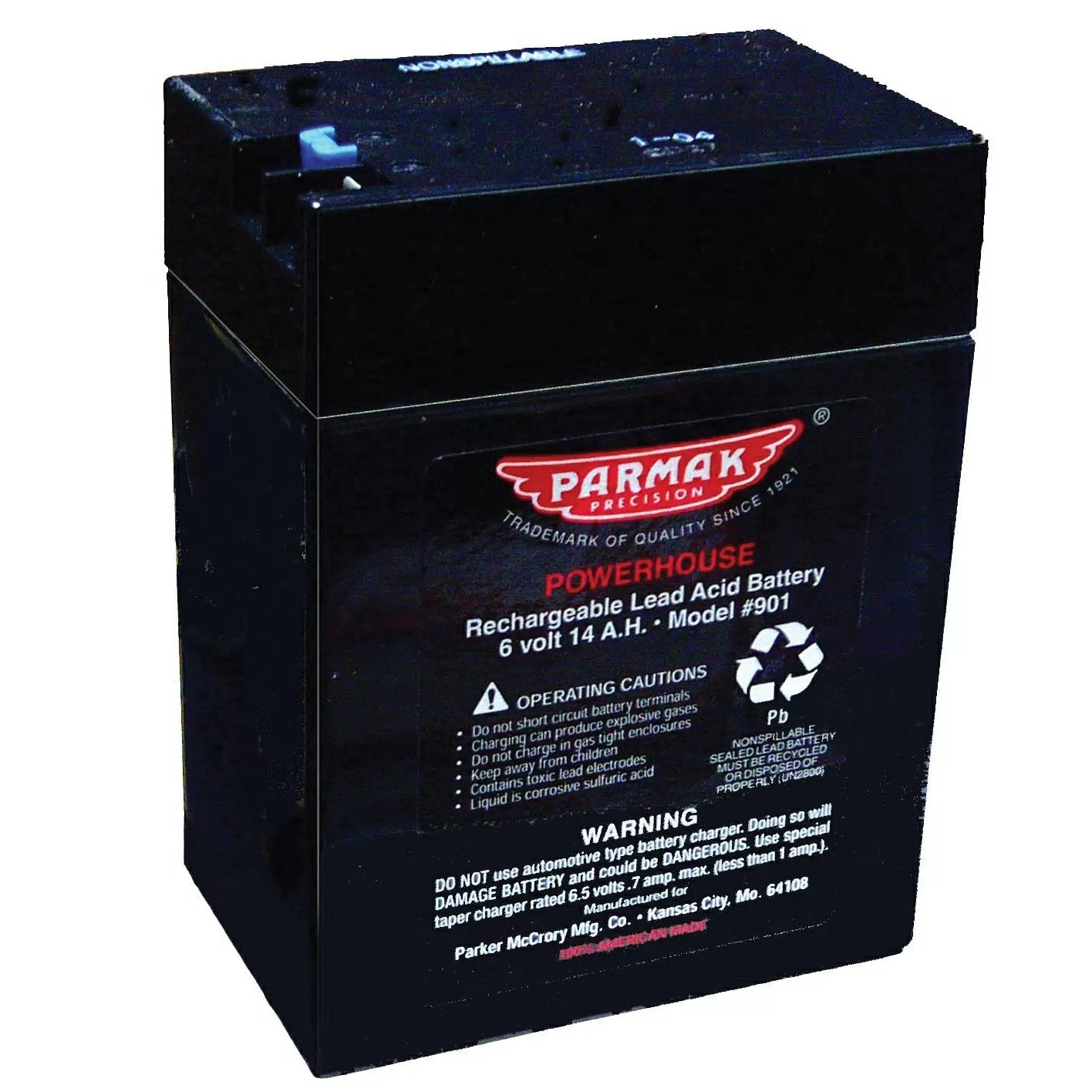 Parmak® 6 Volt Gel Battery (Non - Hazardous) - QC Supply - 