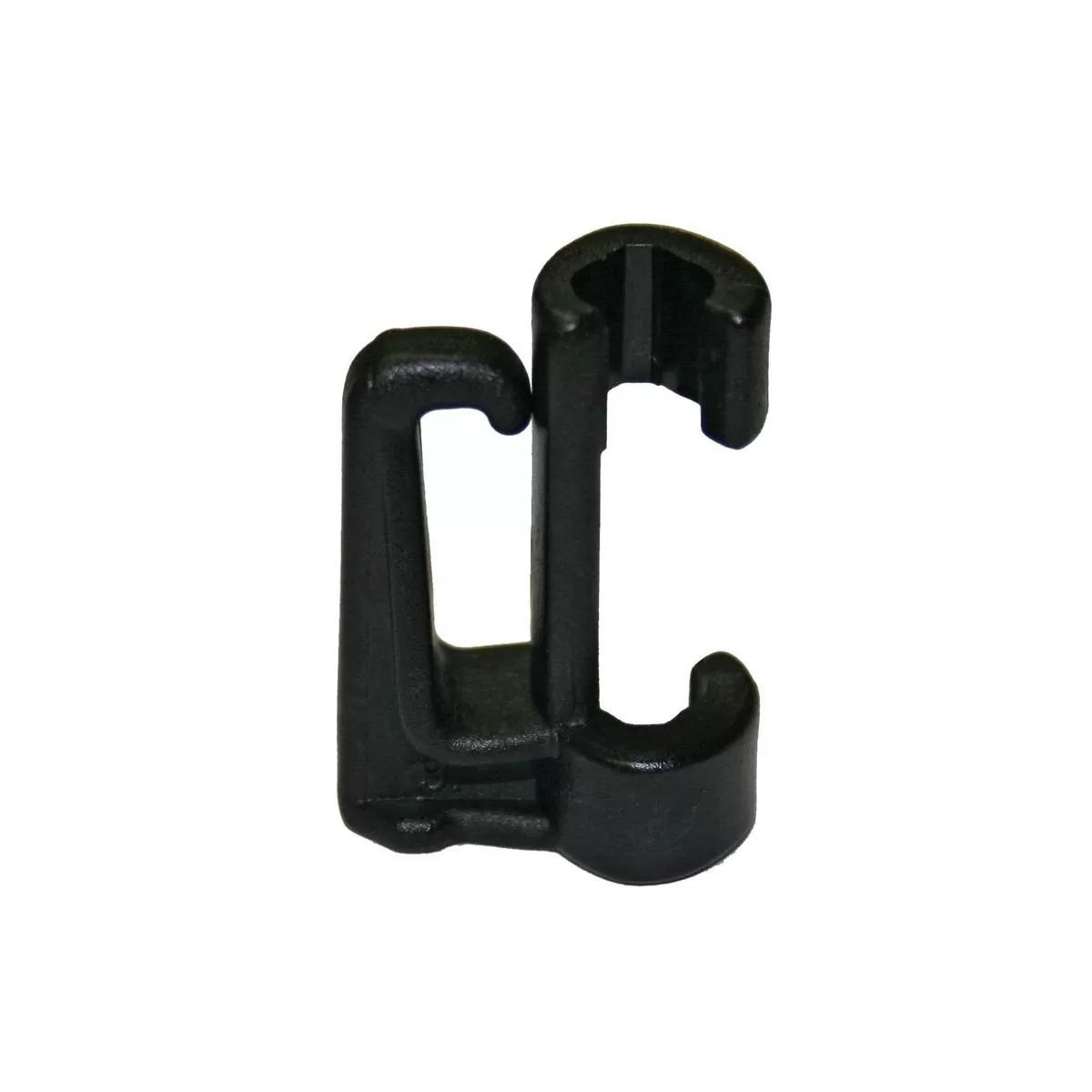 Parmak CL - 100 Clip - On Insulator - Black - 25/bag - QC Supply - 