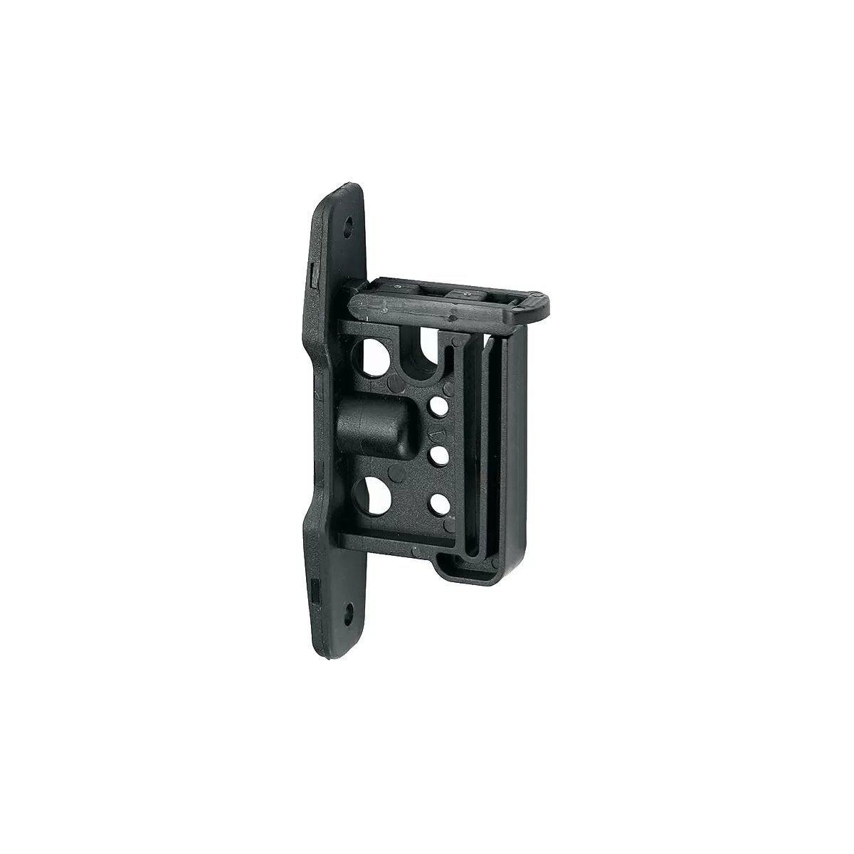 Parmak Easy Clip Wood Post Insulator for Polytape, Polywire & Rope - 25/bag Black - QC Supply - 